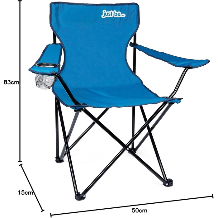 Кемпінговий стілець розкладний Campingstuhl з підлокітниками та підсклянником, сірий/рожевий (блакитний/блакитний)