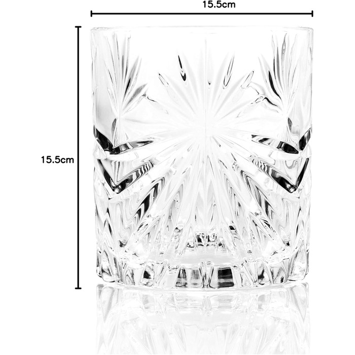 Набір з 6 келихів для шампанського/просекко, 160 мл, кришталеві, для вечірок та свят