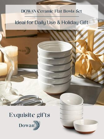 Набір мисок DOWAN для мюслі, супів та салатів (6 шт., 680 мл та 300 мл)