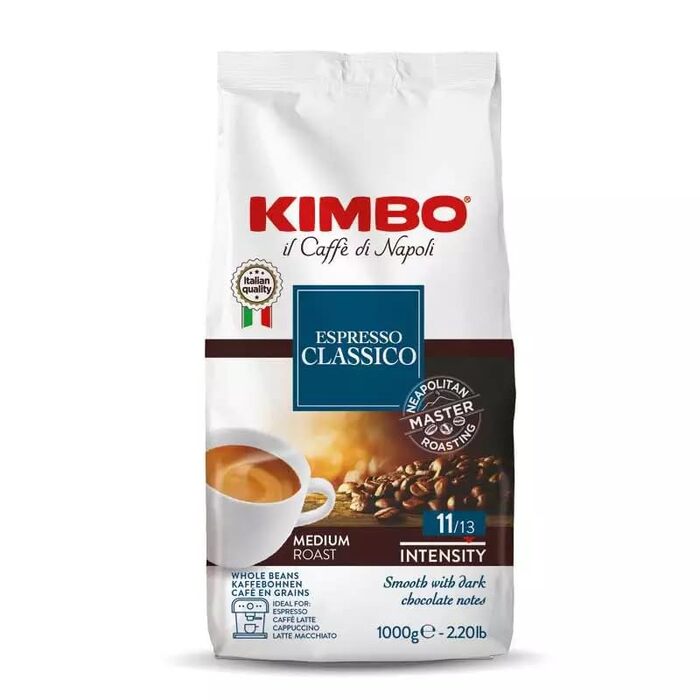 Кава в зернах Kimbo Espresso Classico, середній обсмаження, 1 кг