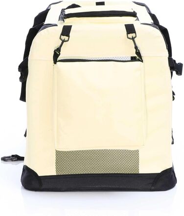 Складана переносна коробка для собак та котів Fudajo (50x35x35 см, 600x420x440 мм), бежева