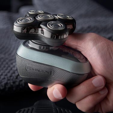 Remington RX7 Електрична бритва для гоління голови (волога/суха, USB, 5 насадок, 0.2 мм, Turbo, водонепроникна)
