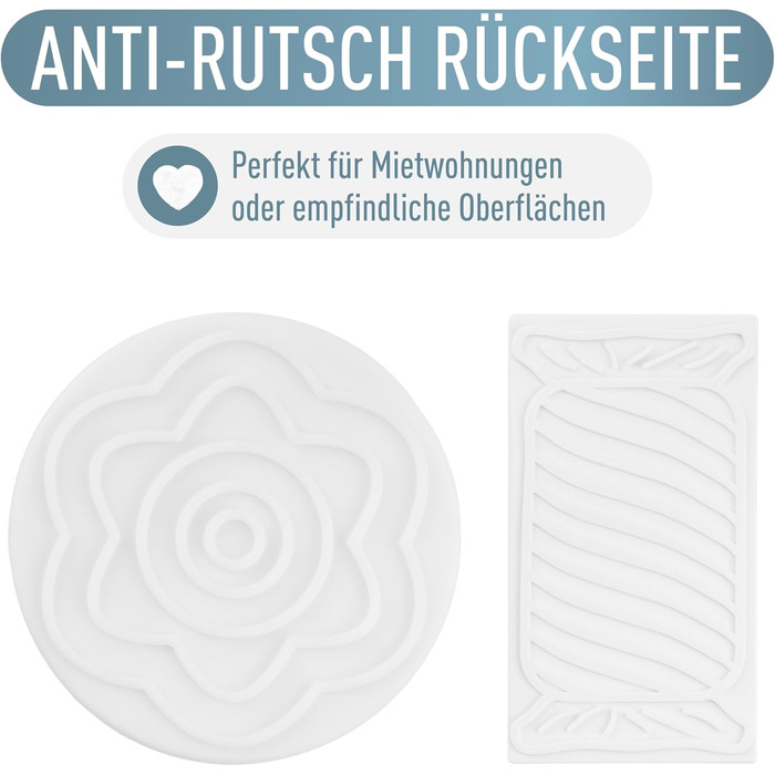 Захист для сходів IB STYLE для дітей - сітка для сходів, бар'єр для тварин, без свердління, білий, 67-75 см (4 накладки для стін)