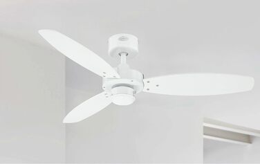 Вентилятор стельовий Westinghouse Jet II 105 см білий, сучасний дизайн
