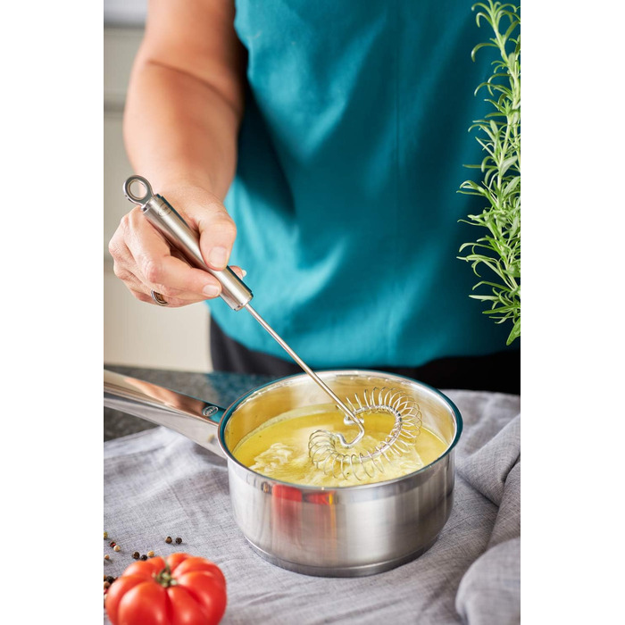 Вінчик для соусів Rösle Spiralbesen, нержавіюча сталь 18/10, 27 см, сірий