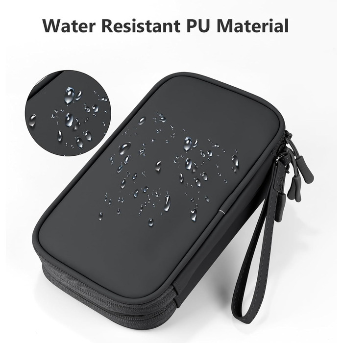 Органайзер для подорожей DDgro Elektronik, водонепроникна сумка для аксесуарів, чорний, розмір L