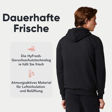 F London Худі з блискавкою для чоловіків - капюшонний пуловер з блискавкою, ідеальний для відпочинку та спортивного одягу (XXL, Вугільний)