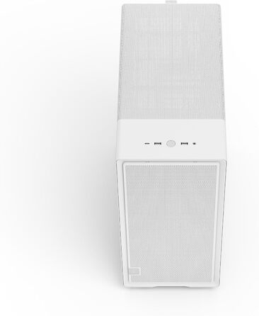 Комп'ютерний корпус Fractal Design Epoch Weiß з прозорою бічною панеллю з загартованого скла, Mesh-панель, 3 вентилятори Momentum 12, підтримка ATX/mATX/ITX