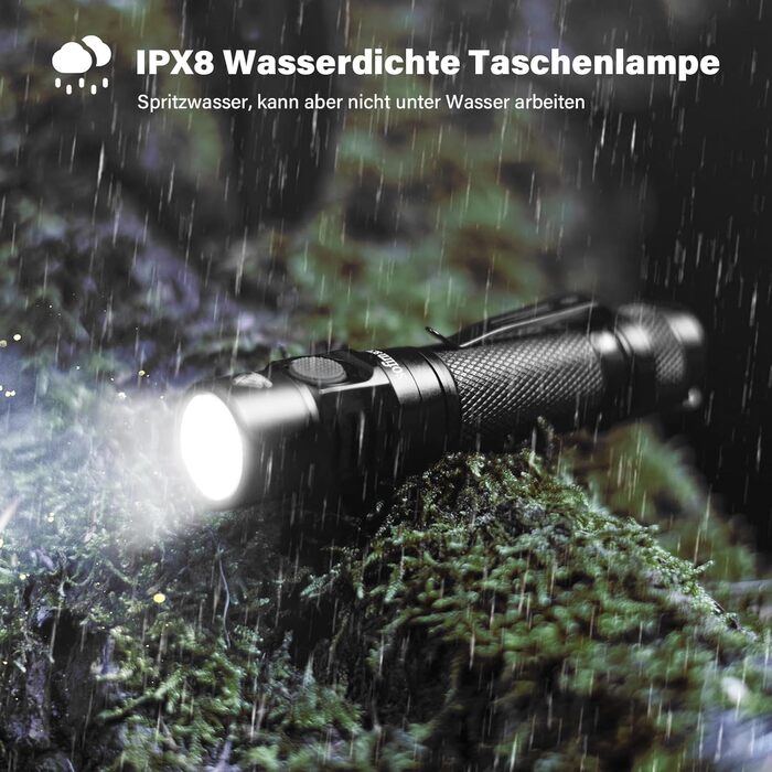 Ліхтарик Sofirn SC31 Pro LED, 2000 люмен, USB-C, водонепроникний, акумуляторний, 6 режимів, для туризму та спорту