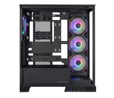 Корпус для комп'ютера Silver Monkey X Pyxis Midi Tower, чорний