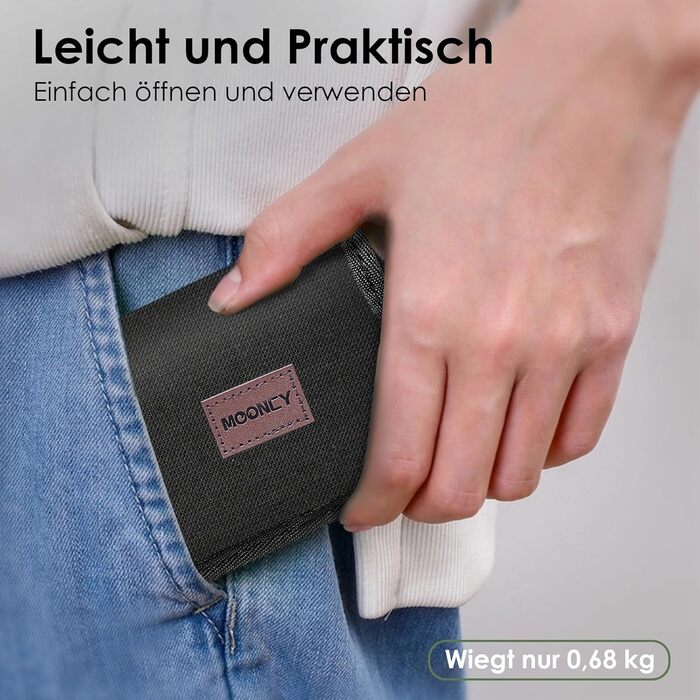 Складний туристичний стілець Mooncy, 33x26,5x32 см, до 120 кг, зелений (чорний)