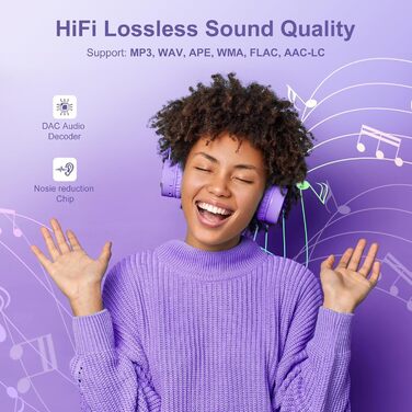 MP3 плеєр SWOFY 128GB Bluetooth 5.3, фіолетовий: музичний плеєр з сенсорним екраном 2.4