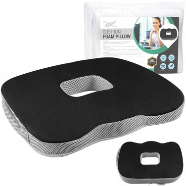 Ортопедична подушка для сидіння з отвором Medi Sleep, 45 x 35 x 7 см