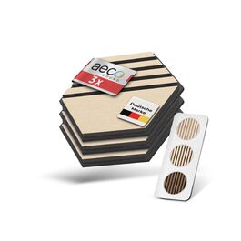 колір: шпонований дуб | акустичний фетр чорний (м2)