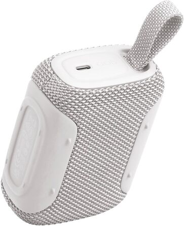 JBL Go 5 – Портативна Bluetooth колонка, біла: Водонепроникна, до 10 годин відтворення, потужний бас
