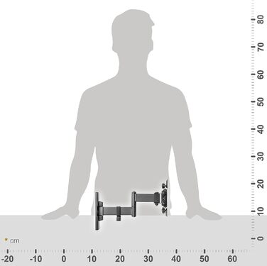 Настінне кріплення для монітора/телевізора RICOO S3911 13-34 дюйми VESA 75x75/100x100 поворотне