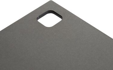 Rosenstein & Söhne Cutting Board: Wood fiber cutting board, dishwasher-safe, black, 20 x 15 x 0.6 cm (Food preparation cutting board, kitchen vegetable boards)…