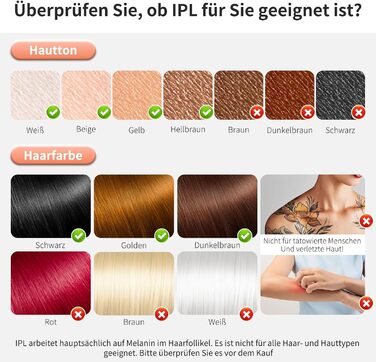 Пристрій для епіляції NIKYJM IPL з лазером, безболісна епіляція, 3 функції (HR/SC/RA), 9 рівнів, 999 999 імпульсів для дому, для всього тіла