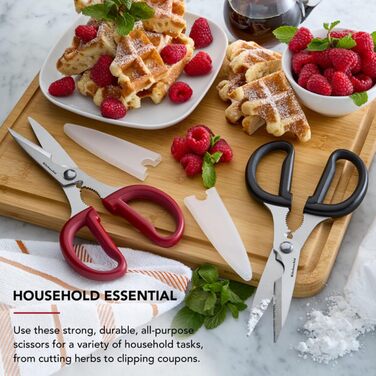 Кухонні ножиці KitchenAid з нержавіючої сталі, сірі, з антиковзкими ручками