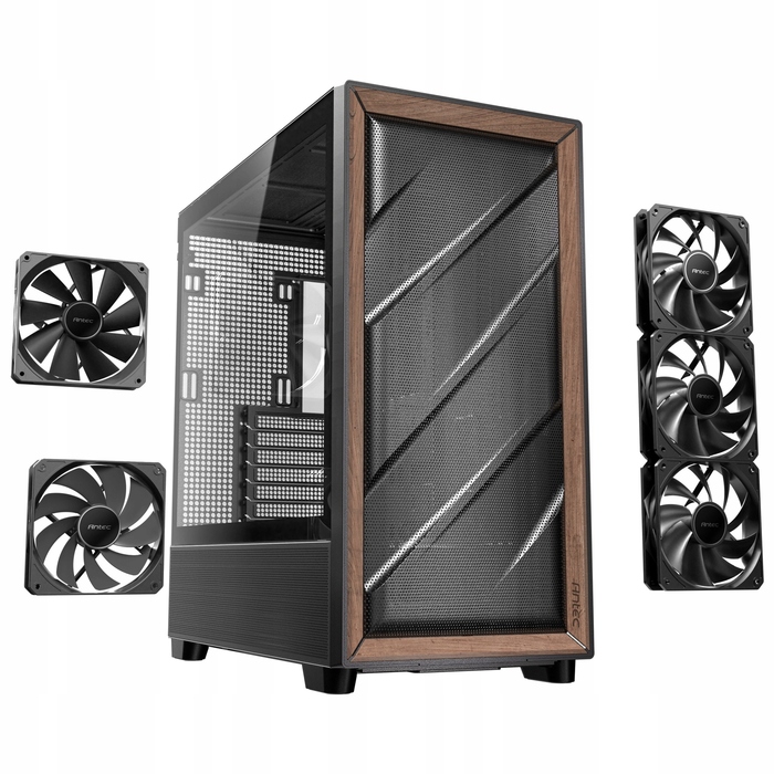 Корпус Antec Flux Midi Tower, чорний