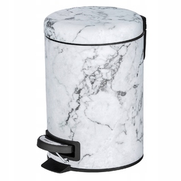 Кошик для ванної кімнати з кришкою BIAŁY ONYX, 3 л, WENKO
