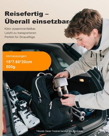 Сушарка для взуття електрична SOTHING 95W з озонуванням, 3 режими, таймер до 9 годин, для лижних черевиків