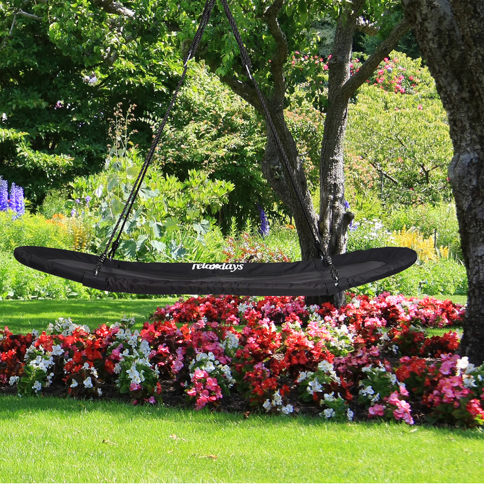 Relaxdays XXL Black Nest Swing