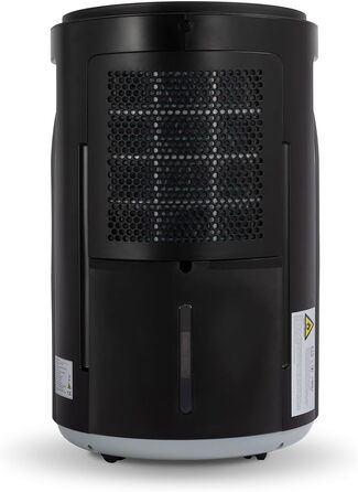 Осушувач повітря CREATE Luftentfeuchter XL SPIRAL для приміщень до 90 м², 20 л, LED-дисплей, 380 Вт, чорний