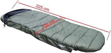 Сплячий мішок AGEM Winter для дорослих, 3-4 сезони, 225x100 см, 4-5 кг, для кемпінгу та риболовлі