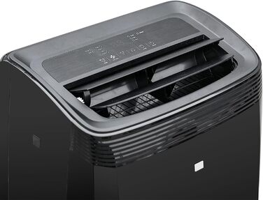 Тренажер TCL 9000 BTU (2,6kW) TAC-09CPB/NZB 3-в-1: охолодження, вентиляція, осушення. Тиха робота, таймер, нічний режим, пульт ДК. Для вітальні, офісу, спальні. Чорний колір.