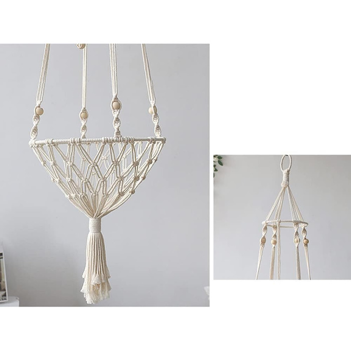 Гамак для кота Макramee ручної роботи, підвісний, для дому, внутрішнє вікно