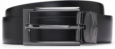 Чоловічий шкіряний ремінь HUGO BOSS, чорний, р. 105