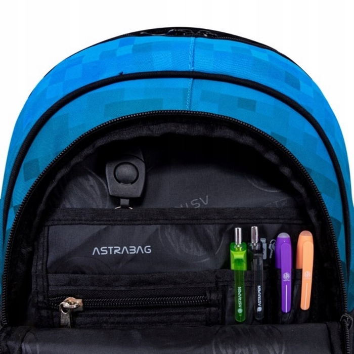 Багатофункціональний шкільний рюкзак AstraBag, багатоколірний, 20 л