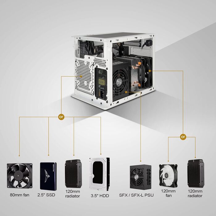 Корпус Silverstone SUGO 16 SST-SG16B, Mini-ITX, сталевий, чорний