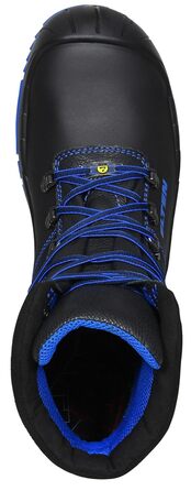 Черевики безпеки ELTEN Alessio Mid ESD S3S: шкіряні, з металевим носком, легкі та міцні (36 EU, чорний)