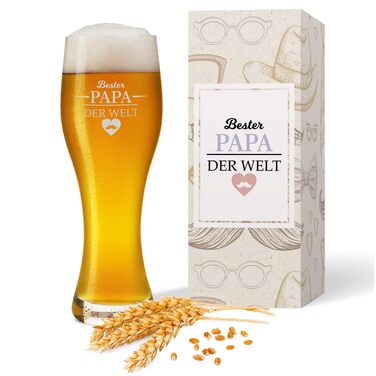 Склянка Leonardo Weizen з гравіюванням 