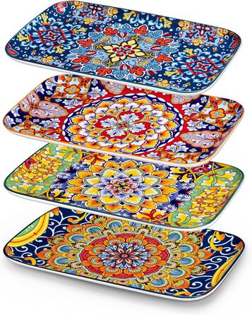 Набір сервіровочних тарілок Vancasso Simi, 4 шт., 30,8 x 19 x 2,4 см