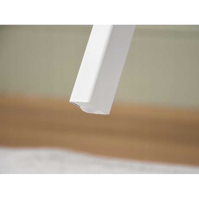 Прямокутний письмовий стіл Mebel-Partner 100 x 45 x 75 см, білий/золотий дуб