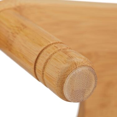 Підставка для корму Relaxdays для маленьких собак, 2 миски по 300 мл, піднята, бамбук та нержавіюча сталь, розміри: 9,5x34,5x18 см, колір: натуральний/сріблястий