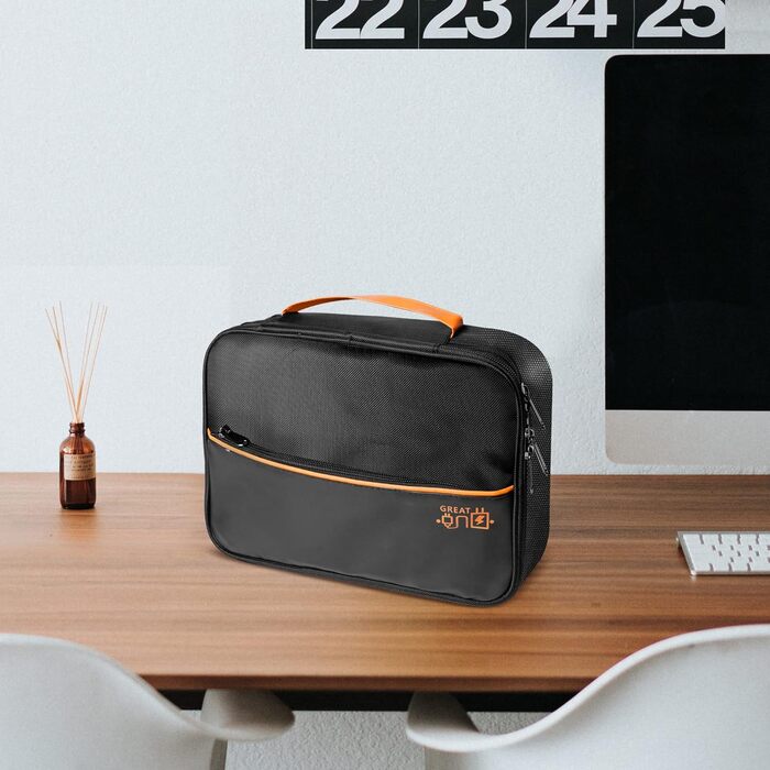 Органайзер для кабелів та аксесуарів для подорожей - Double Layer XL, чорний