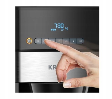 Капельна кавомашина Krups з вбудованим млином KM832810, 1,25 л, чорна