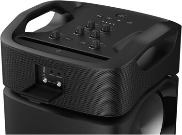 Портативна Bluetooth колонка Grundig GBT Black - потужний звук, акумулятор до 20 годин, Powerbank, водонепроникність, 160 Вт (Party Hit Max)