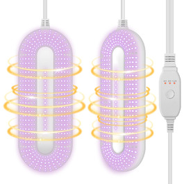 Електричний сушильник для взуття NZQXJXZ з таймером, швидкий сушильник для рукавичок та черевиків, видаляє запахи та антибактеріальний (EU-штекер)