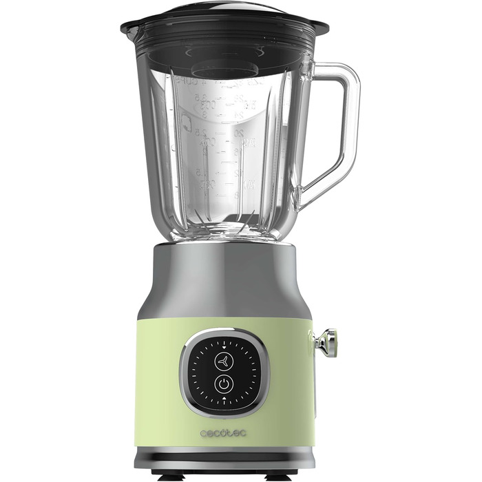 Cecotec RetroTwist Yellow Stand Mixer - 800W, Pulse Function, 1L Jug, Vintage Design