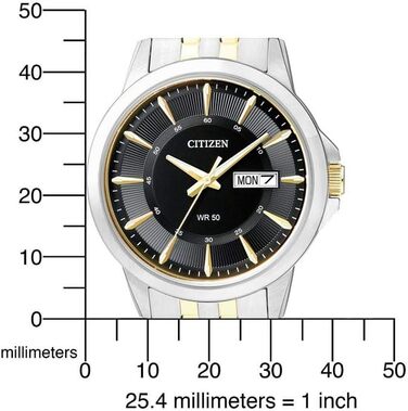 Чоловічий годинник Citizen з кварцовим механізмом на чормому ремінці