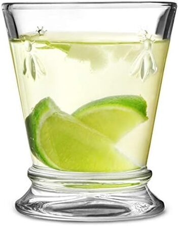 La Rochère Water Glass Bee Clear 260 ml - 1 Glass - beautiful drinking glass with a unique look