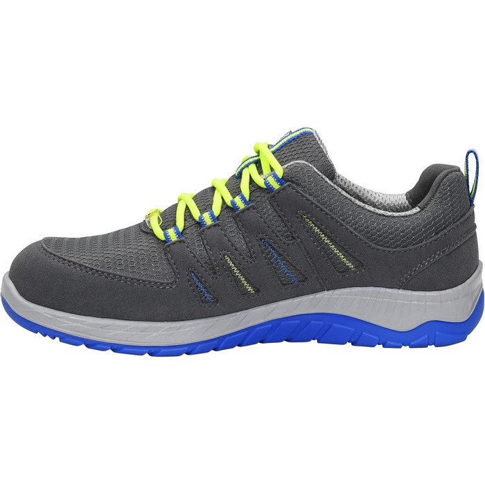 Робочі черевики ELTEN Maddox Grey-Blue Low ESD S1PS, текстильні, з металевим носком, для жінок та чоловіків, 41 EU, сірий, блакитний