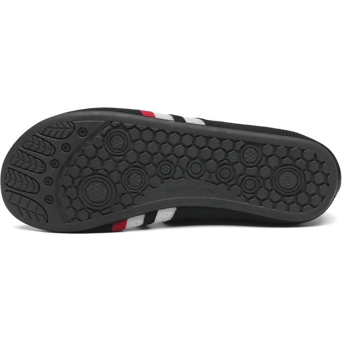 Домашні тапочки для жінок та чоловіків, для ходьби босоніж, в'язані шкарпетки, зручні тапочки для подорожей (38/39.5 EU, Чорний)