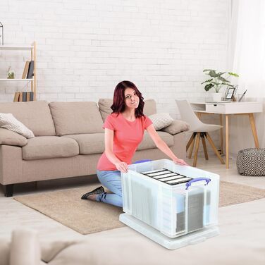 Really Useful Box 84C 84 Liter Box Transparent 710x440x380 mm PP