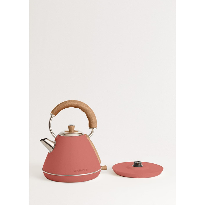 Retro Electric Kettle - Cream White - 1L Capacity